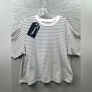 Womans Shirt Large Olympia Le-Tan The Olympia Hotel Cotton White London Uniqlo